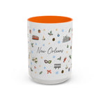 New Orleans Christmas Mug | Watercolor City Souvenir, Travel Gift (11oz/15oz)