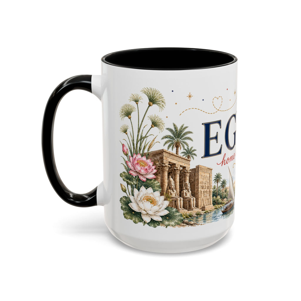 Egypt Home Country Mug | Moving Away Gift | Long Distance Friendship | 11 oz 15 oz Accent Mug