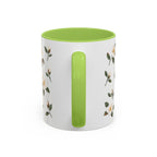 Louisiana Magnolia Mug, State Flower Floral Coffee Cup, 11oz Botanical Gift