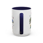 Bangalore Coffee Mug | India Souvenir Travel Gift | Accent Color Ceramic 11oz 15oz