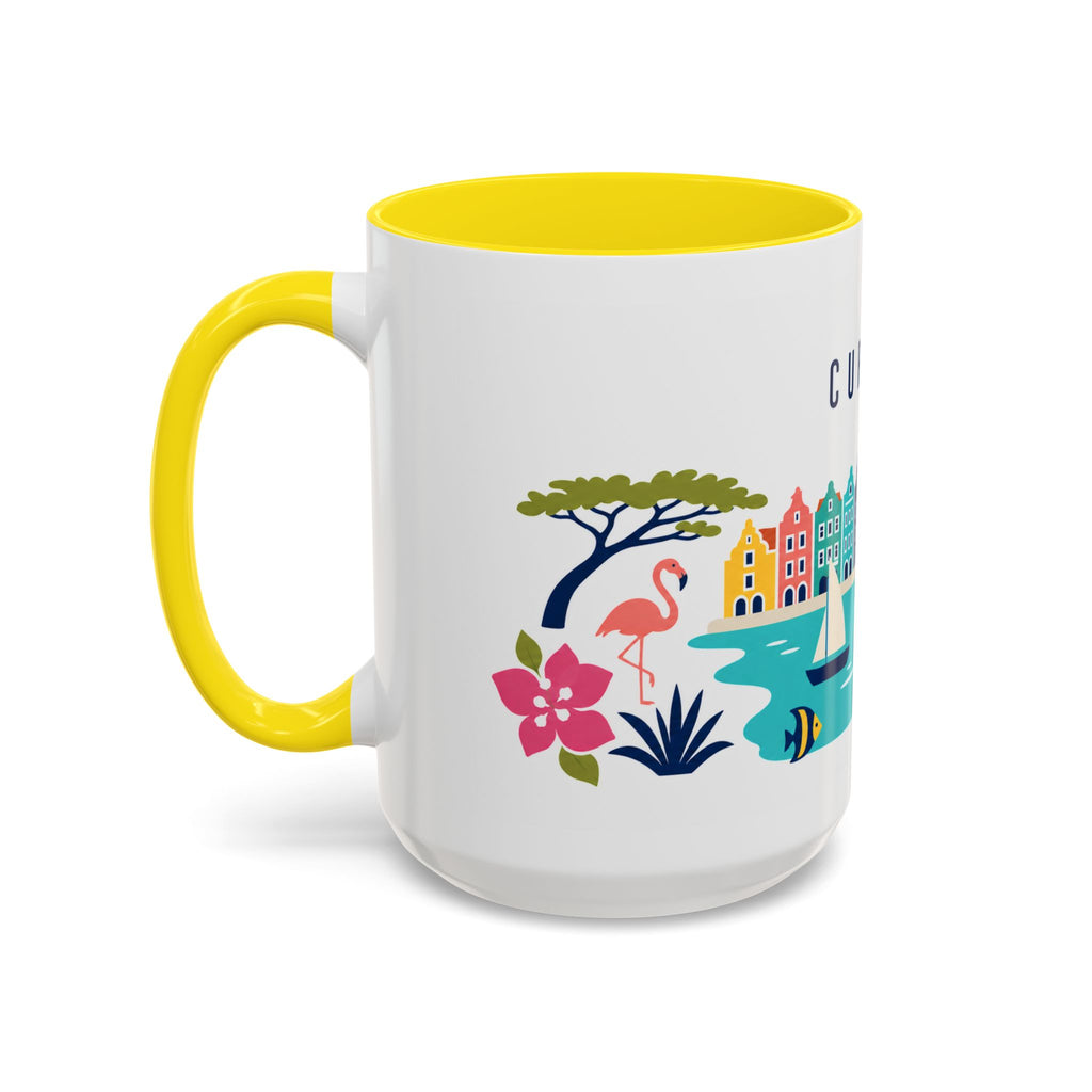 Curaçao Coffee Mug | Travel Souvenir Accent Mug | Country Gift Ceramic Cup 11oz 15oz
