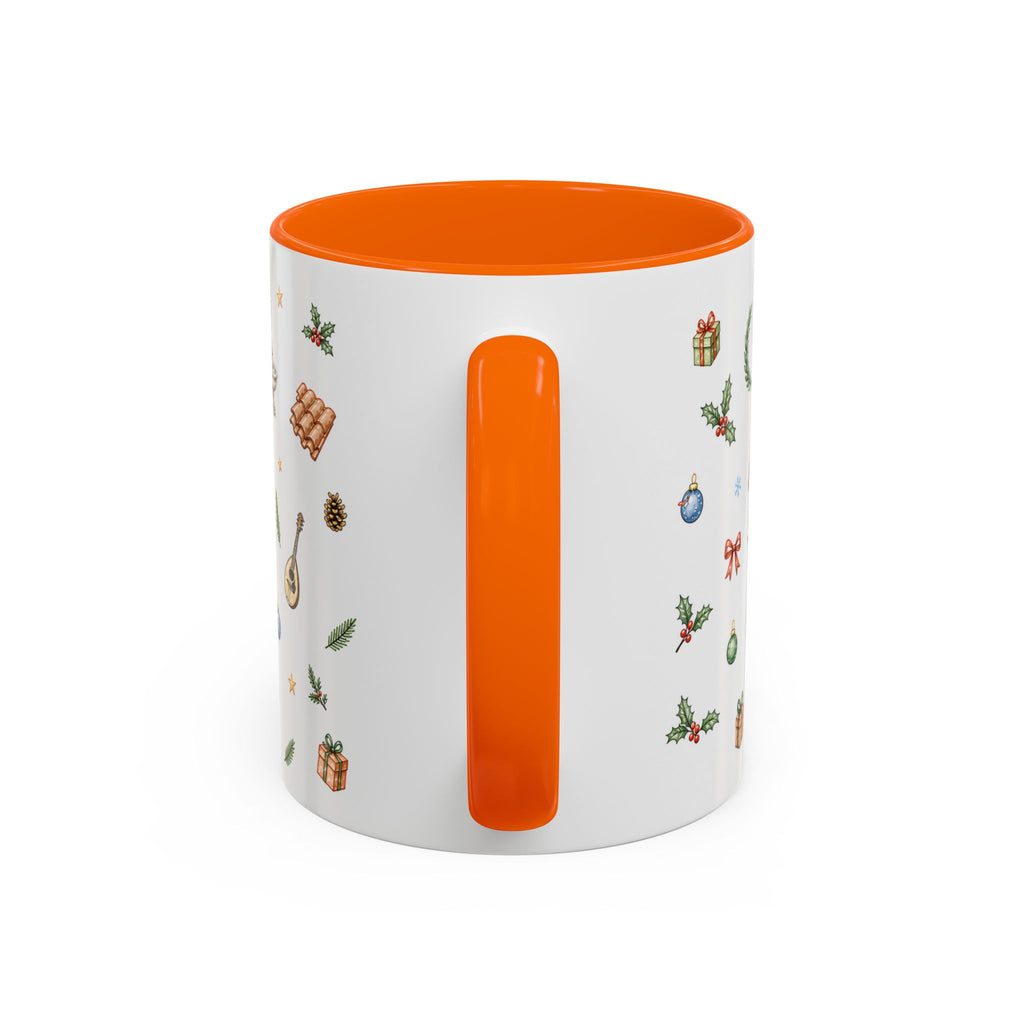 Rome Christmas Mug | Watercolor City Souvenir | Ceramic Coffee Cup
