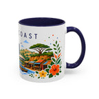 Ivory Coast Coffee Mug | Travel Souvenir Accent Mug | Place Gift Ceramic Cup 11oz 15oz