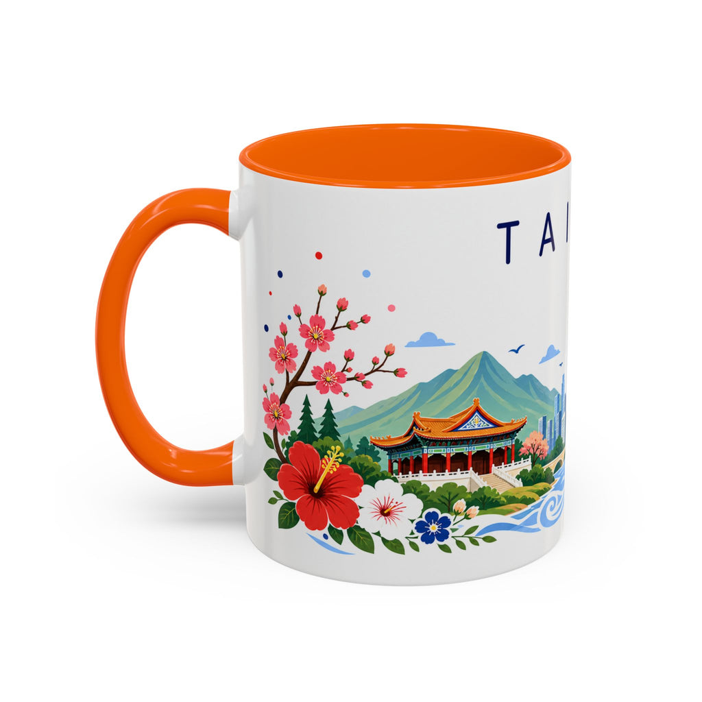 Taiwan Coffee Mug | Travel Souvenir Accent Mug | Place Gift Ceramic Cup 11oz 15oz