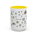 Savannah Christmas Mug | Watercolor City Souvenir, Travel Memories Cup