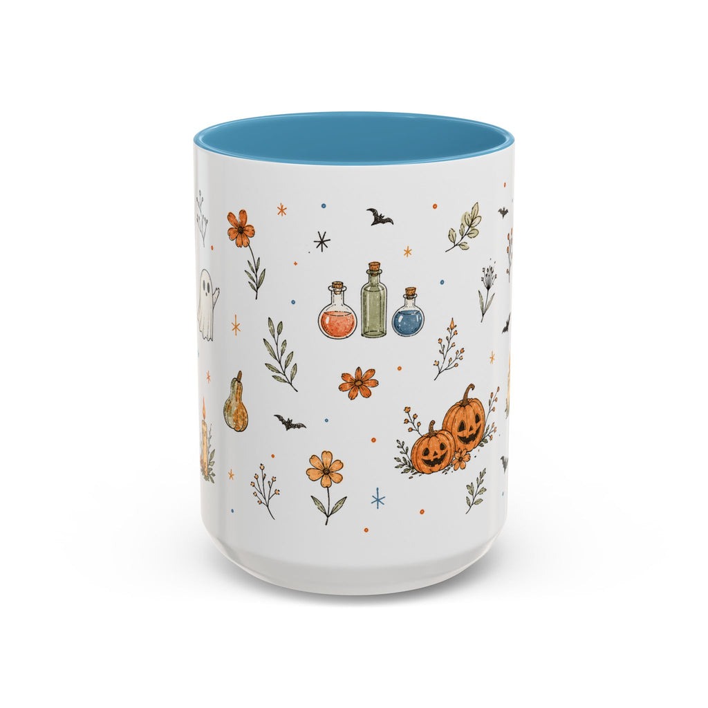 Cute Halloween Mug | Friendly Ghost Potion Watercolor Gift | Magic Accent Cup 11oz 15oz