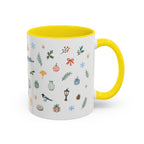 Seoul Christmas Mug | Watercolor Travel Souvenir | Holiday Gift | Accent Ceramic Coffee Cup 11oz 15oz