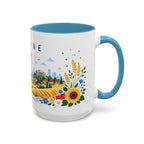 Ukraine Coffee Mug | Travel Souvenir Accent Mug | Place Gift Ceramic Cup 11oz 15oz