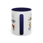 Moscow Coffee Mug | Russia Souvenir Travel Gift | Accent Color Ceramic 11oz 15oz
