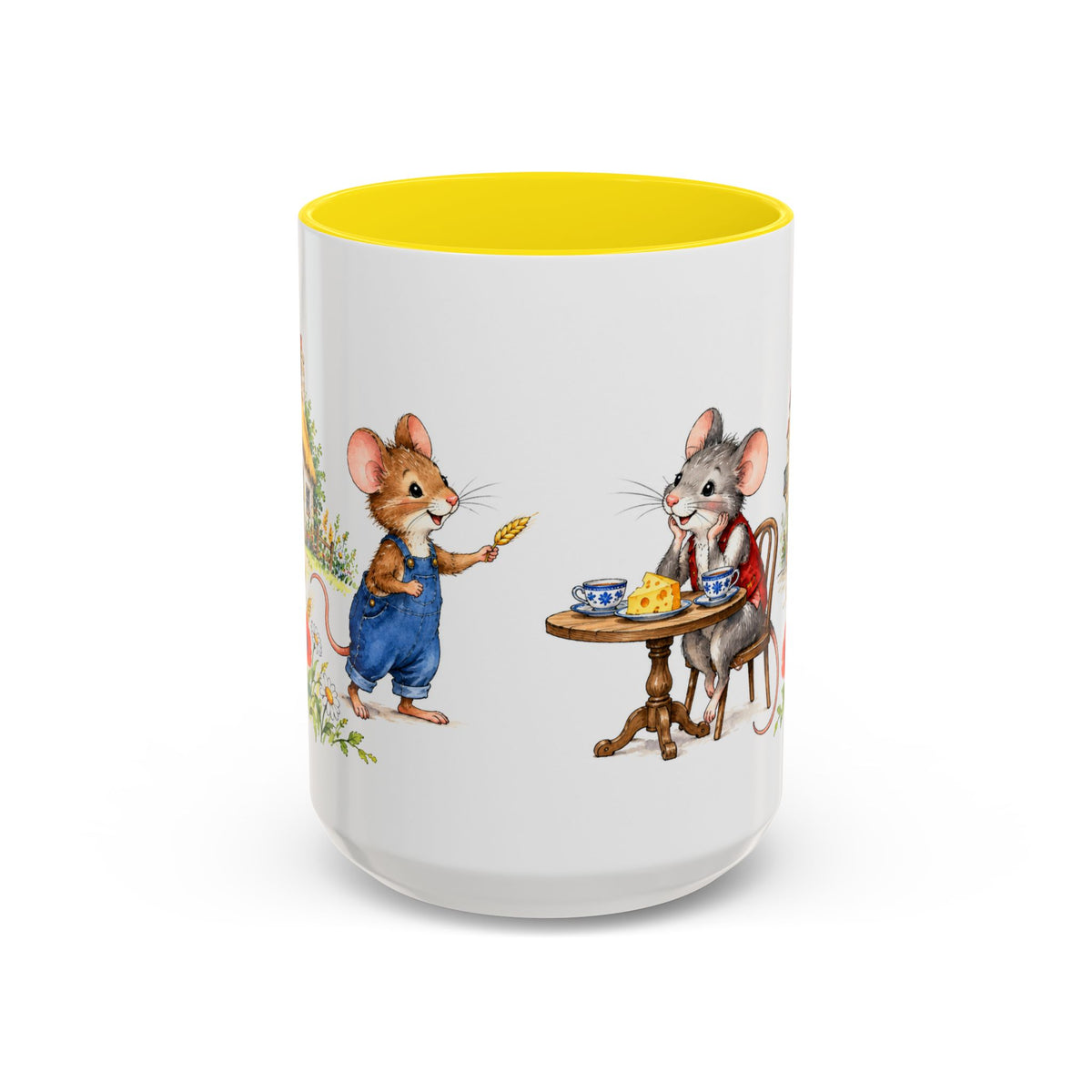 Town Mouse Country Mouse Mug | Storybook Tea Time Ceramic Mug (11oz/15oz)