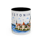 Estonia Coffee Mug | Travel Souvenir Accent Mug | Place Gift Ceramic Cup 11oz 15oz