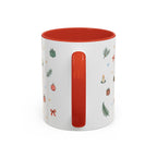 Olympic National Park Christmas Mug | Watercolor Travel Souvenir | Holiday Gift | Accent Ceramic Coffee Cup 11oz 15oz