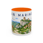 San Marino Coffee Mug | Travel Souvenir Accent Mug | Country Gift Ceramic Cup 11oz 15oz