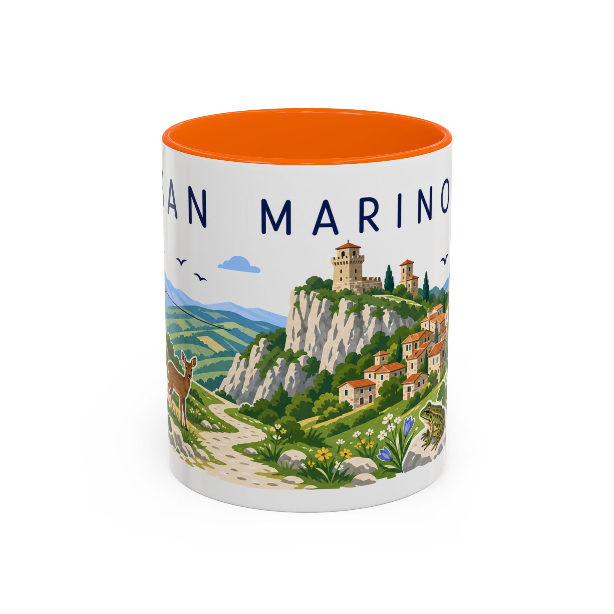 San Marino Coffee Mug | Travel Souvenir Accent Mug | Country Gift Ceramic Cup 11oz 15oz