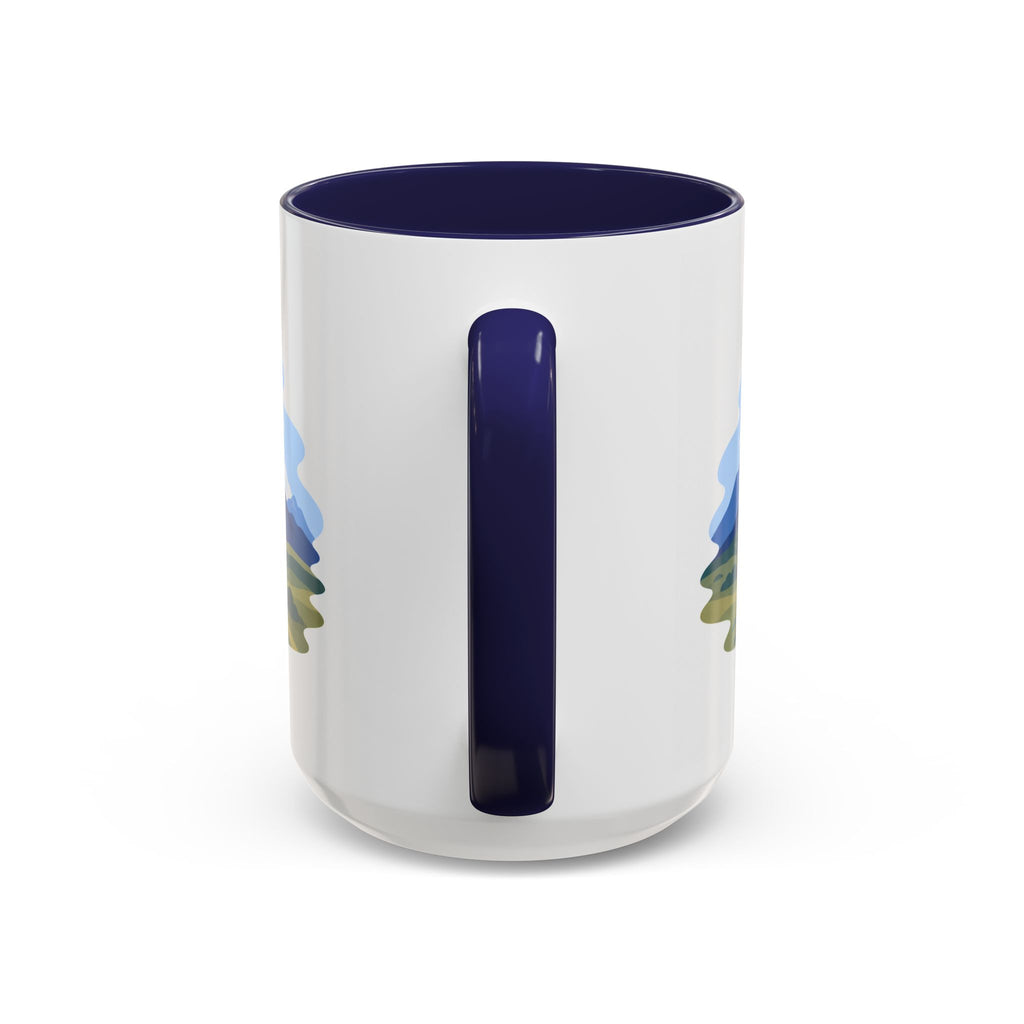 Wrangell-St. Elias National Park Coffee Mug | Solid Color Block Park Souvenir | 11oz 15oz Accent Mug