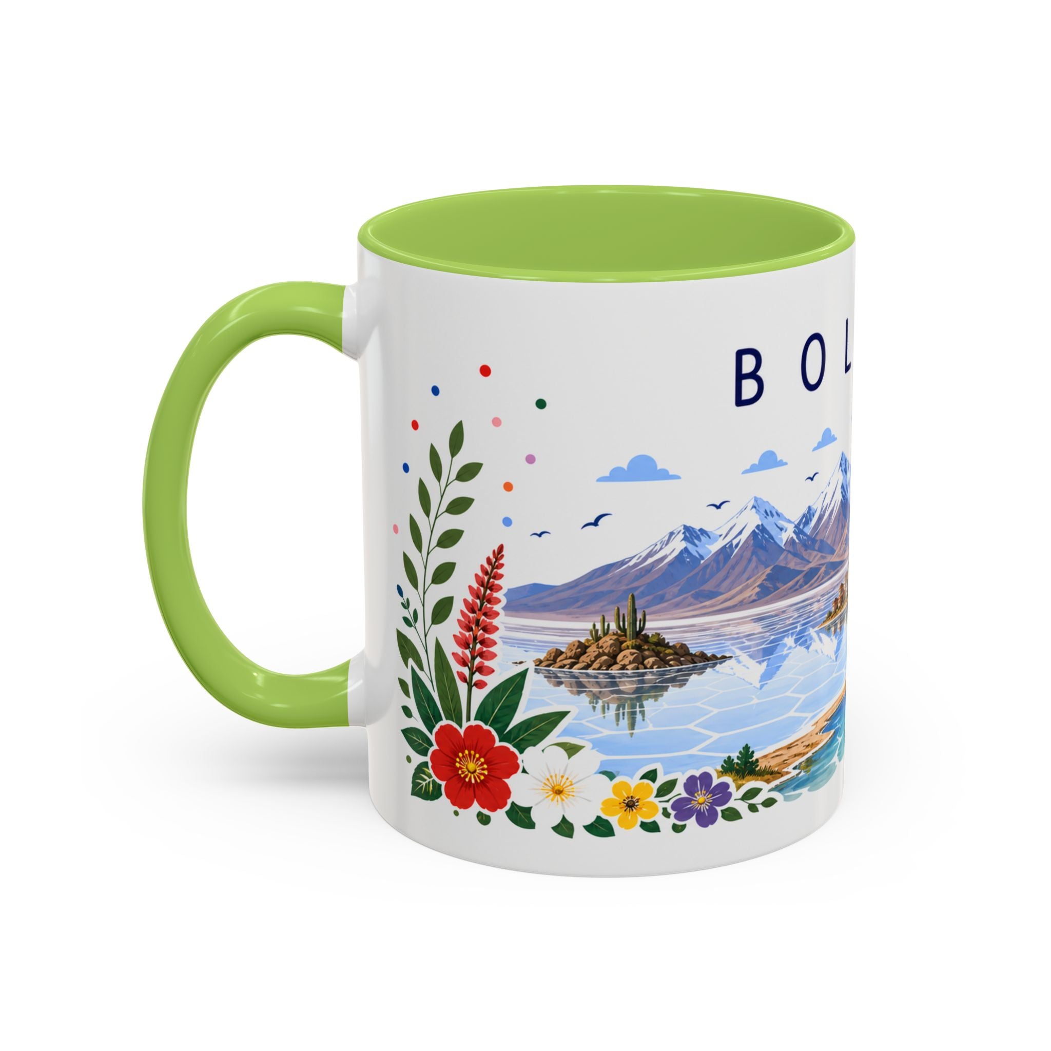 Bolivia Coffee Mug | Travel Souvenir Accent Mug | Place Gift Ceramic Cup 11oz 15oz