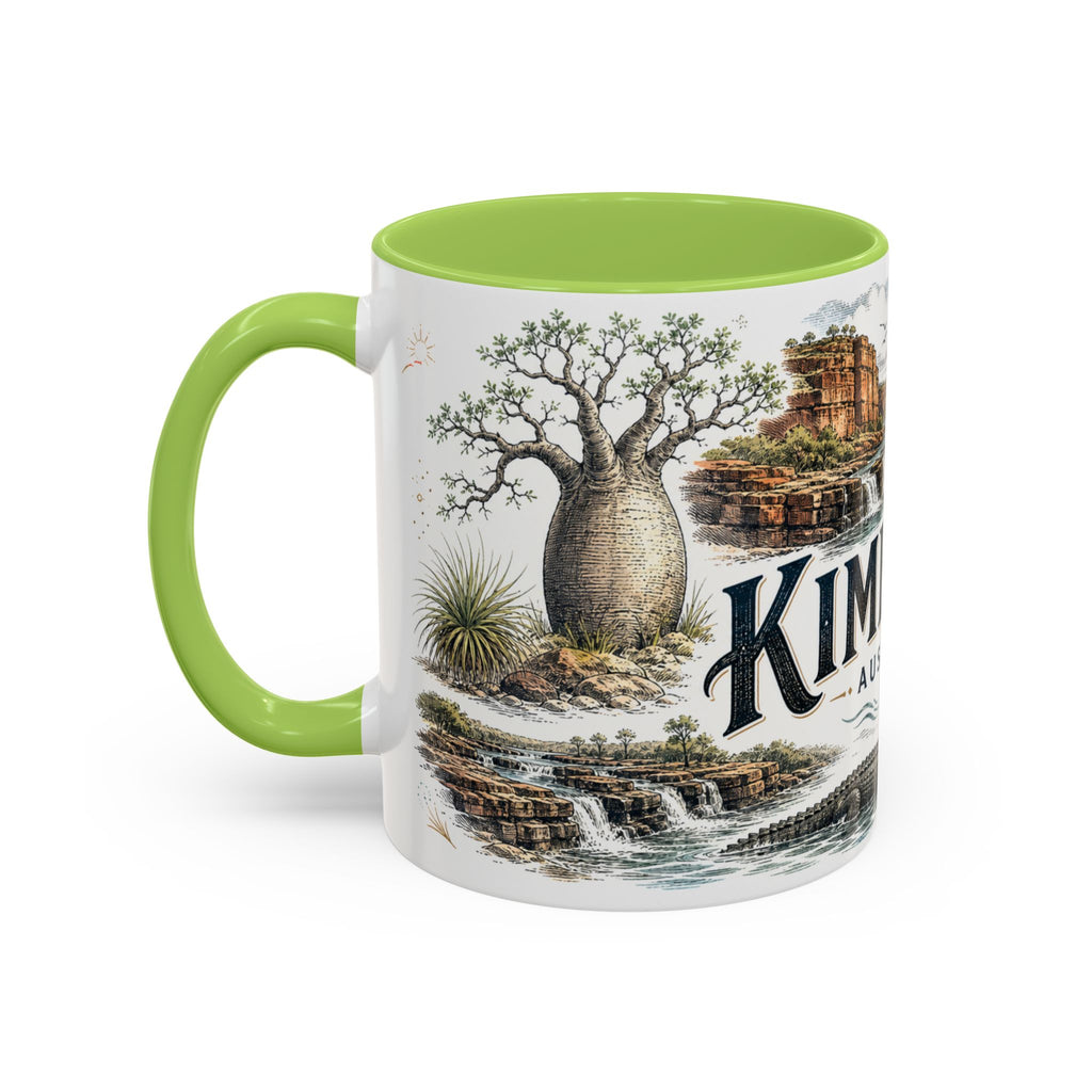 Kimberley Mug, Australia Travel Souvenir, Bucket List Gift, Accent Ceramic Coffee Mug 11oz 15oz