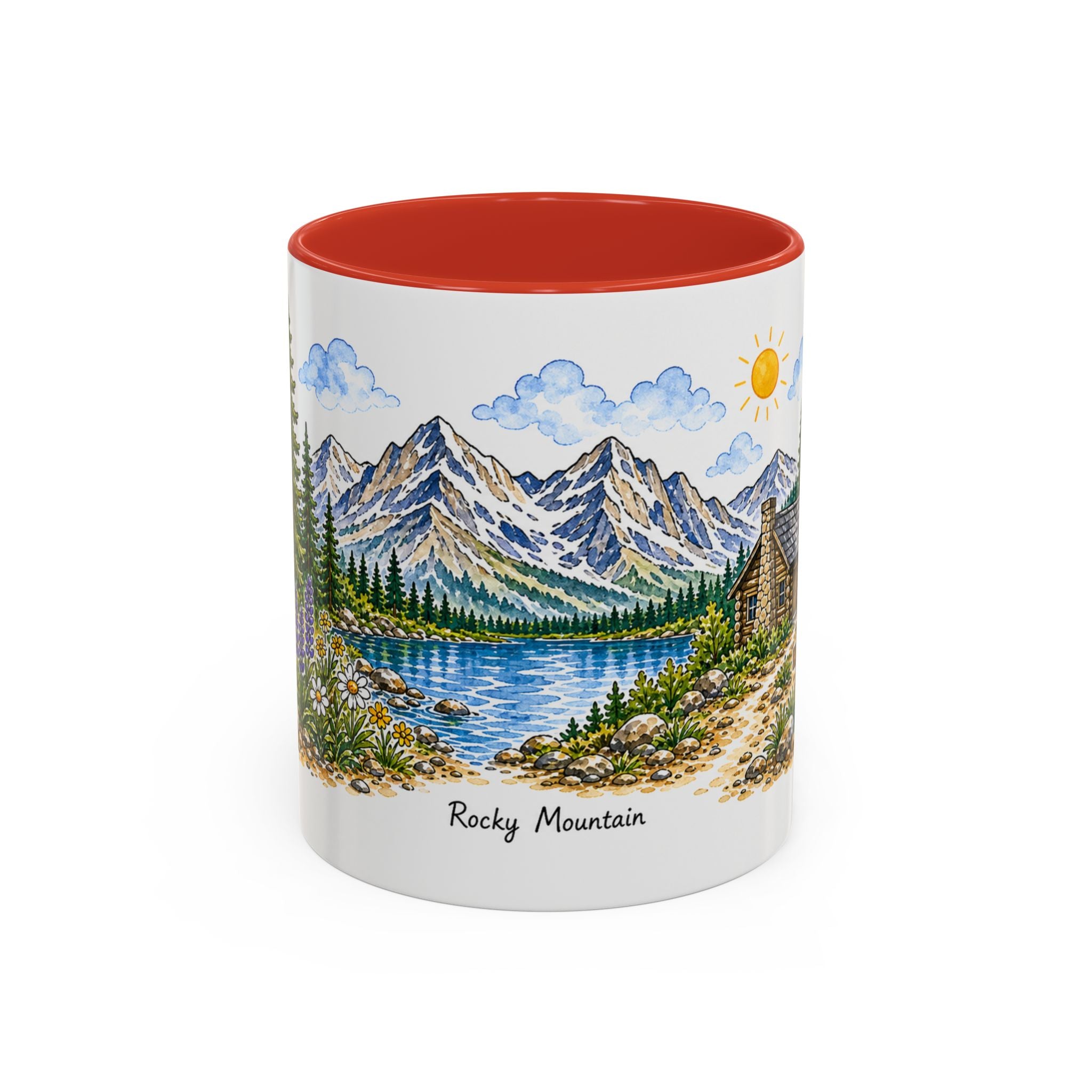 Rocky Mountain National Park Mug | US Travel Souvenir Accent Coffee Mug | 11oz 15oz Ceramic Cup