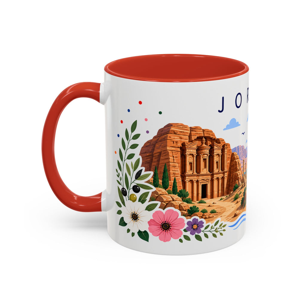 Jordan Coffee Mug | Travel Souvenir Accent Mug | Place Gift Ceramic Cup 11oz 15oz