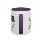 Best Teacher Ever Coffee Mug | Teacher Appreciation Gift | Accent Color Ceramic 11oz 15oz