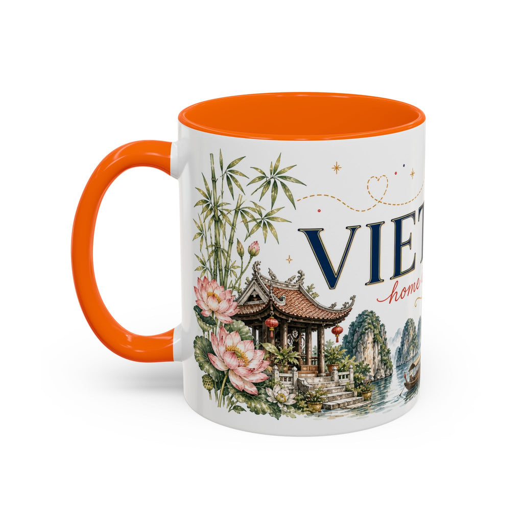 Vietnam Home Country Mug | Moving Away Gift | Long Distance Friendship | 11 oz 15 oz Accent Mug