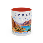 Jordan Coffee Mug | Travel Souvenir Accent Mug | Place Gift Ceramic Cup 11oz 15oz