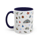Denver Christmas Mug | Watercolor City Souvenir, Holiday Travel Gift (11oz/15oz)