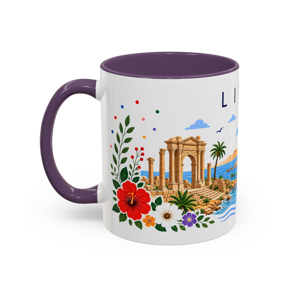 Libya Coffee Mug | Travel Souvenir Accent Mug | Place Gift Ceramic Cup 11oz 15oz