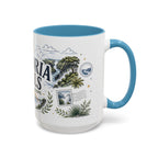Victoria Falls Coffee Mug | Travel Destination Souvenir Gift | Accent Color Ceramic 11oz 15oz