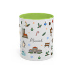 Munich Christmas Mug | Watercolor City Souvenir, Travel Gift (11oz/15oz)