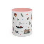 Venice Christmas Mug | Watercolor City Souvenir, Travel Memory Cup