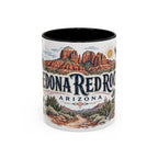 Sedona Red Rocks Mug, Arizona Travel Souvenir, Bucket List Gift, Accent Ceramic Coffee Mug 11oz 15oz