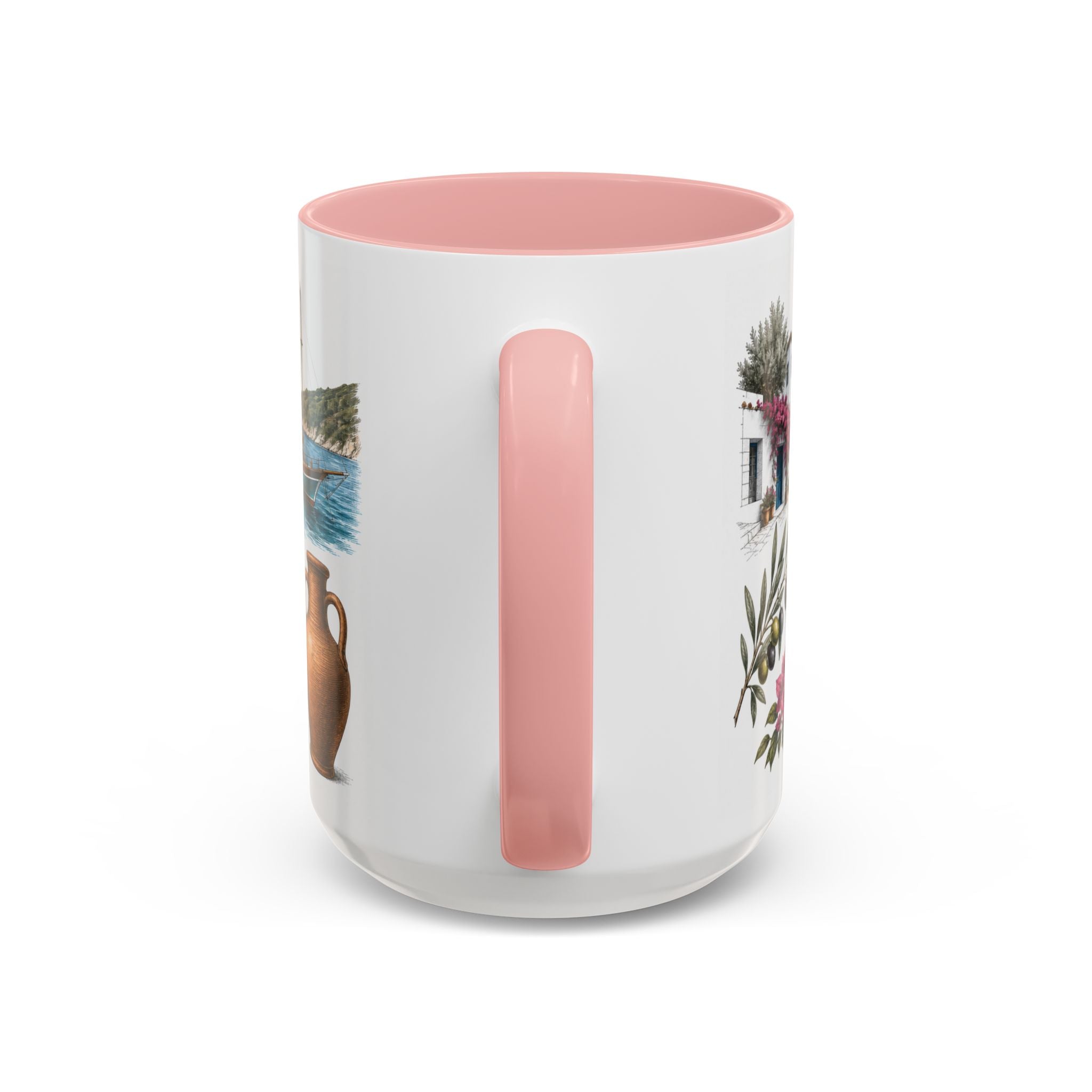 Mugla Coffee Mug | Turkey Travel Souvenir | Vintage Illustrated City Gift | 11 oz 15 oz Accent Mug