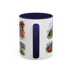 Bogota Coffee Mug | Colombia Travel Souvenir | Vintage Illustrated City Gift | 11 oz 15 oz Accent Mug