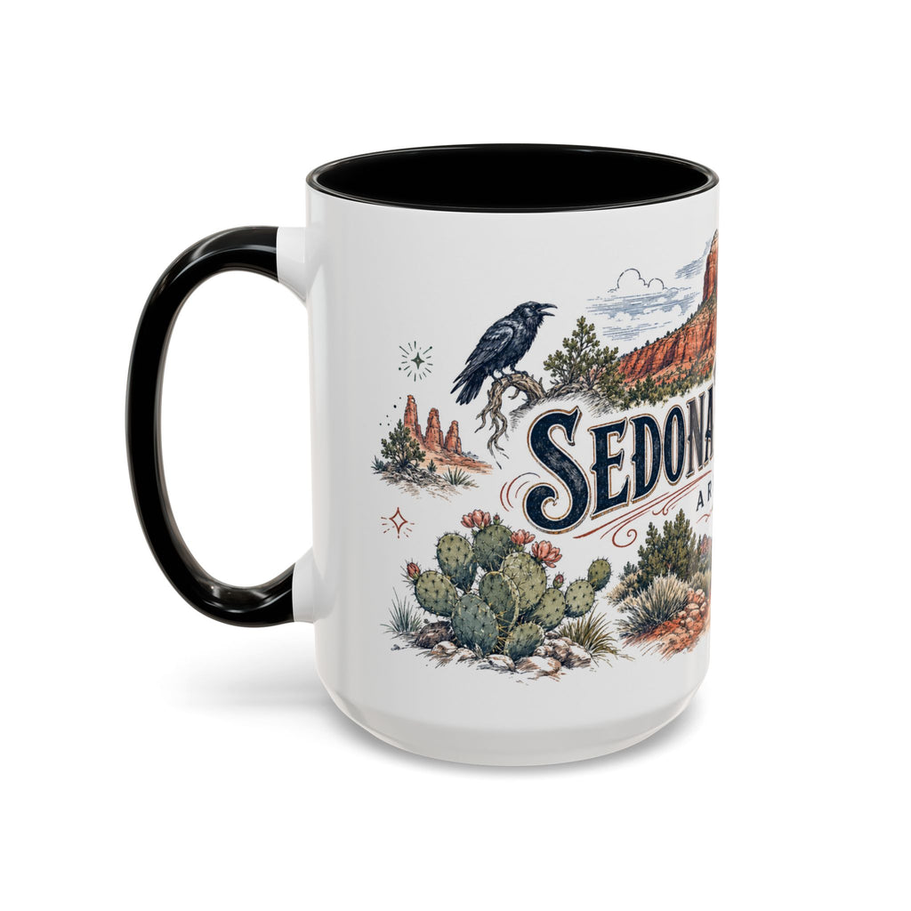 Sedona Red Rocks Mug, Arizona Travel Souvenir, Bucket List Gift, Accent Ceramic Coffee Mug 11oz 15oz