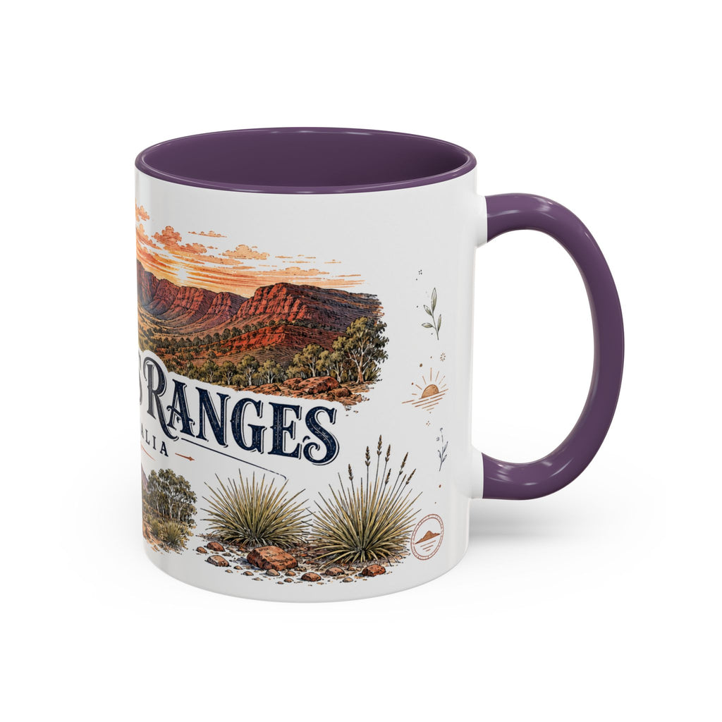 Flinders Ranges Mug, Australia Travel Souvenir, Bucket List Gift, Accent Ceramic Coffee Mug 11oz 15oz