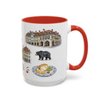 Bern Illustrated Travel Mug | City Souvenir Accent Coffee Mug | 11oz 15oz Ceramic Cup