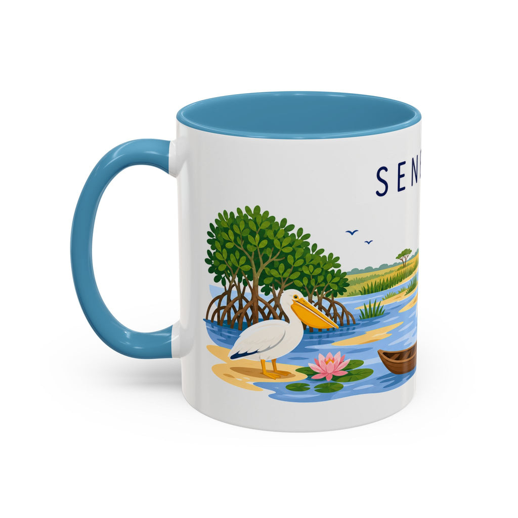 Senegal Soccer Coffee Mug | World Cup Fan Gift | Accent Color Ceramic 11oz 15oz Match Day Cup