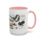 Shenandoah National Park Coffee Mug | Virginia Blue Ridge Hiking Autumn Gift | Accent Color Ceramic 11oz 15oz