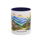 Great Smoky Mountains National Park Mug | US Travel Souvenir Accent Coffee Mug | 11oz 15oz Ceramic Cup