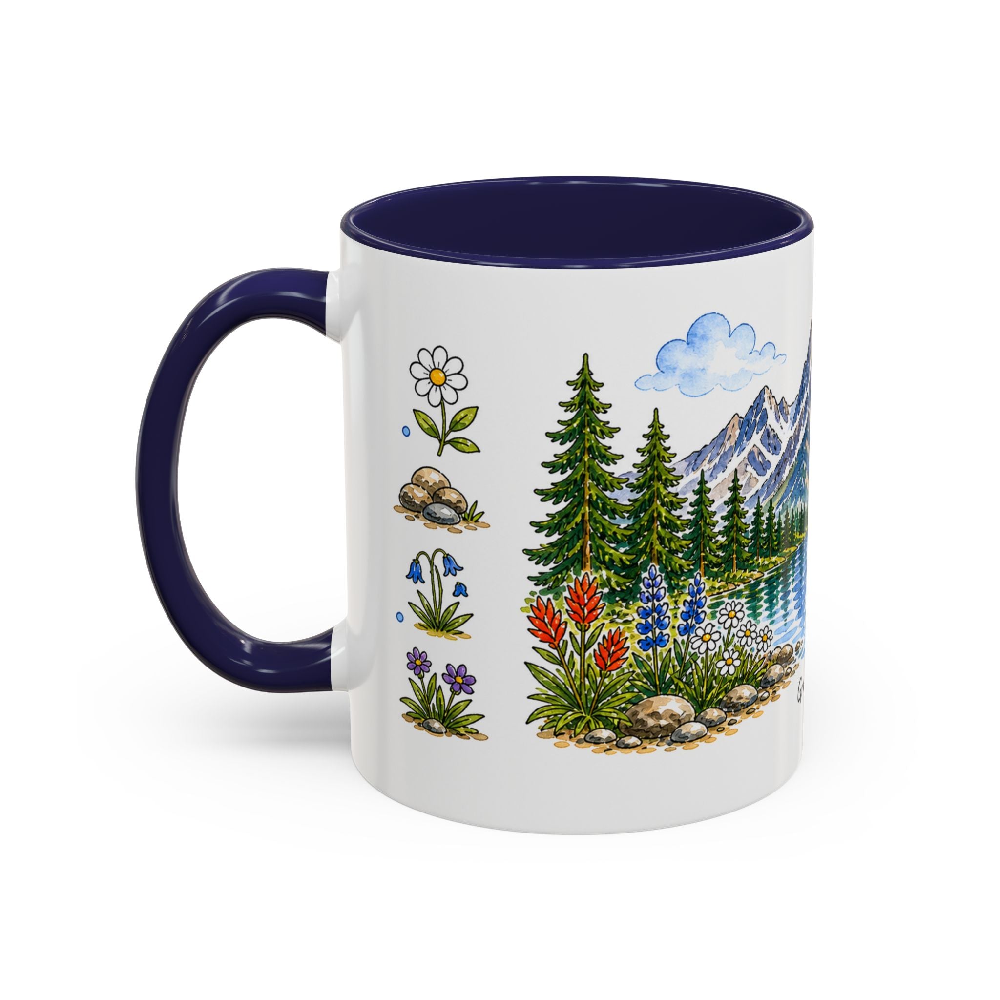 Grand Teton National Park Mug | US Travel Souvenir Accent Coffee Mug | 11oz 15oz Ceramic Cup