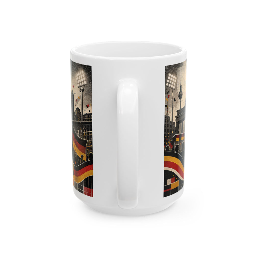 Germany Soccer Spirit Coffee Mug | Soccer Fan Gift | Ceramic 11oz 15oz Match Day Cup