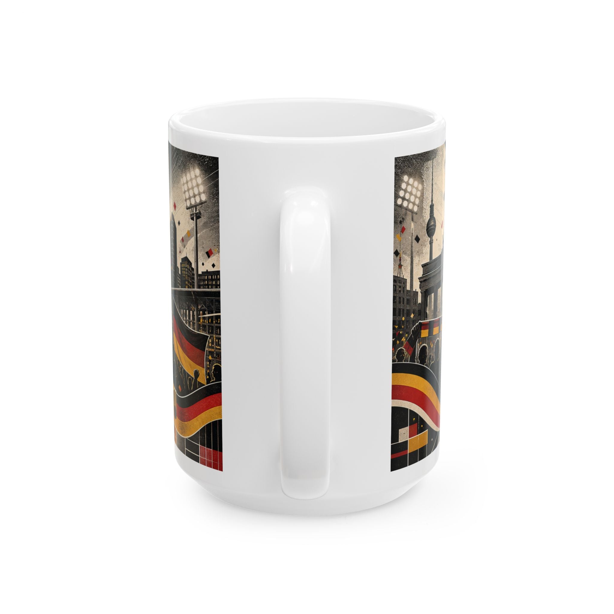 Germany Soccer Spirit Coffee Mug | Soccer Fan Gift | Ceramic 11oz 15oz Match Day Cup