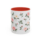 Indiana Peony Mug, State Flower Floral Coffee Cup, 11oz Botanical Gift