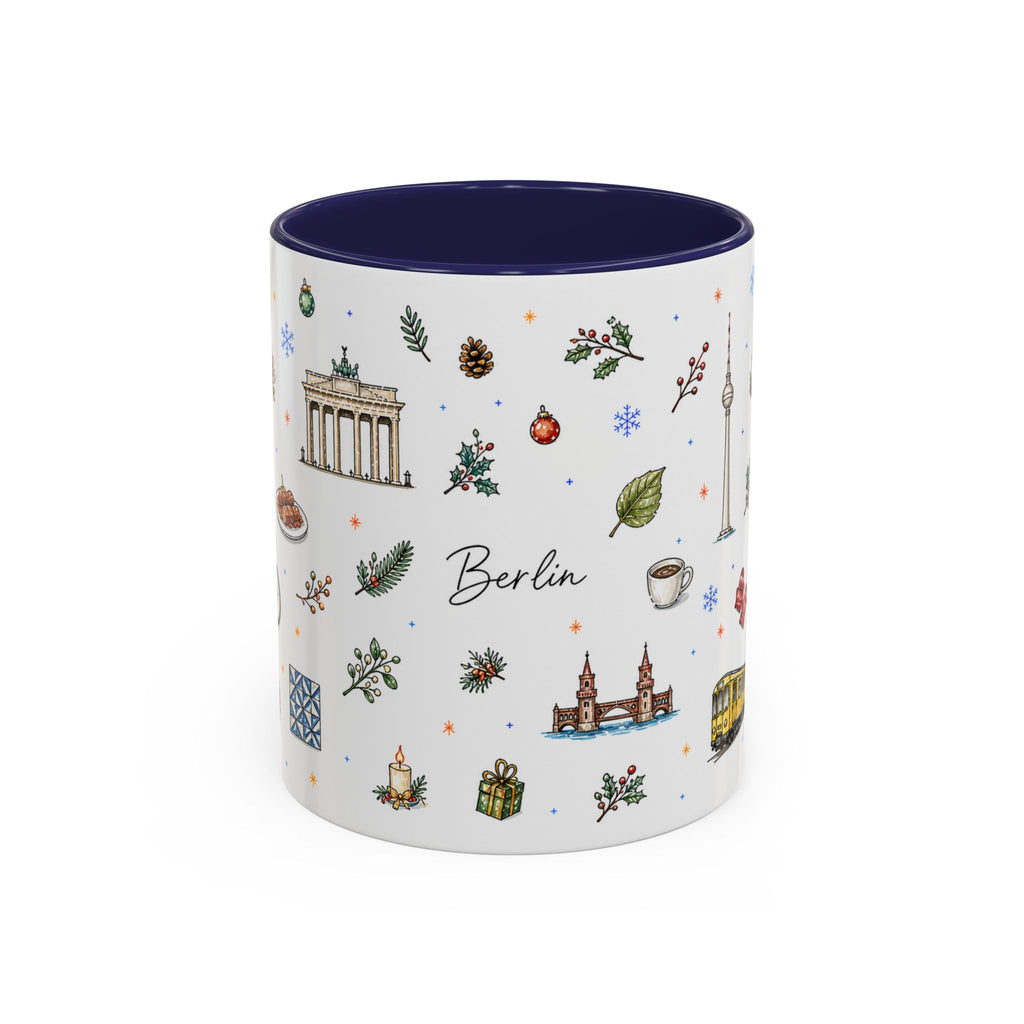 Berlin Christmas Mug | Watercolor City Souvenir, Travel Gift (11oz/15oz)