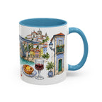 Porto Illustrated Travel Mug | City Souvenir Accent Coffee Mug | 11oz 15oz Ceramic Cup