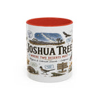 Joshua Tree Coffee Mug | National Park Desert Camping Gift | Accent Color Ceramic 11oz 15oz
