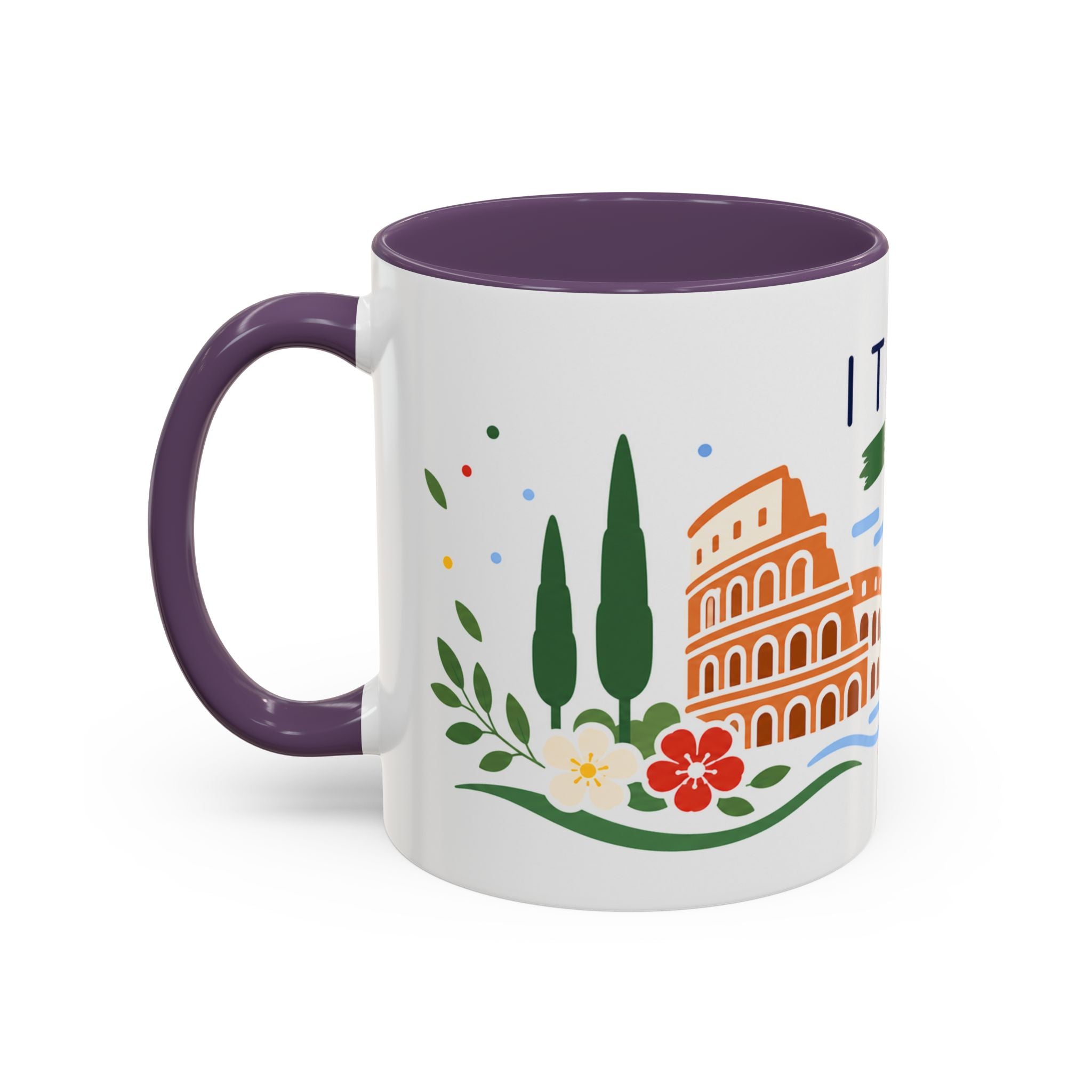 Italy Coffee Mug | Travel Souvenir Accent Mug | Country Gift Ceramic Cup 11oz 15oz