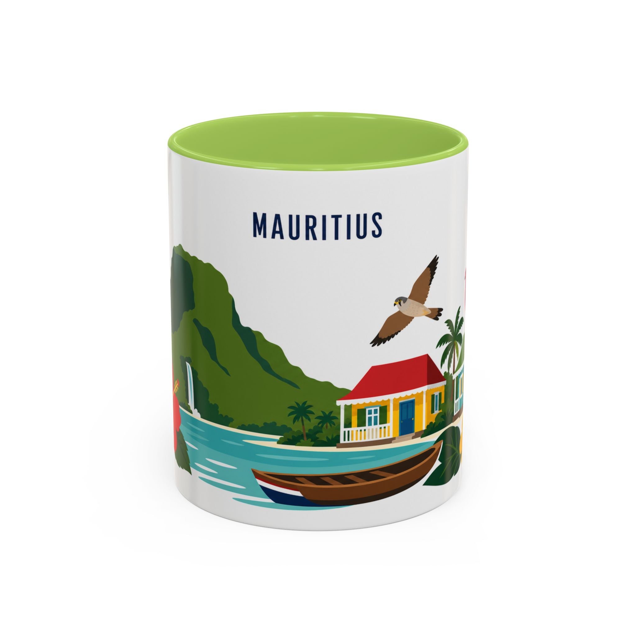Mauritius Coffee Mug | Travel Souvenir Accent Mug | Country Gift Ceramic Cup 11oz 15oz