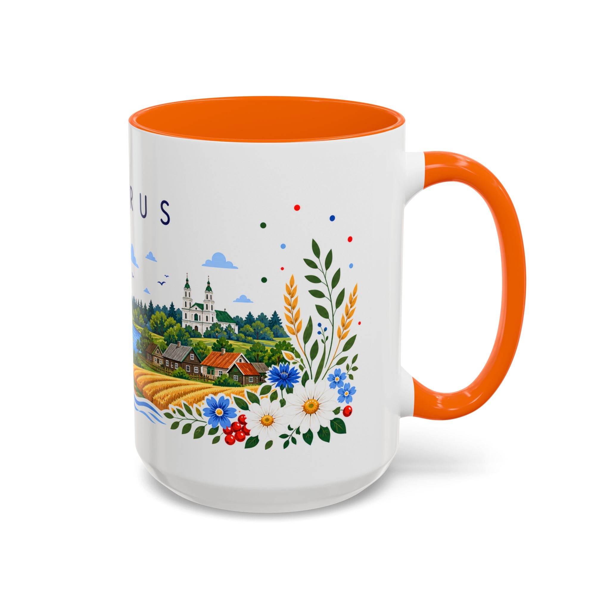 Belarus Coffee Mug | Travel Souvenir Accent Mug | Place Gift Ceramic Cup 11oz 15oz